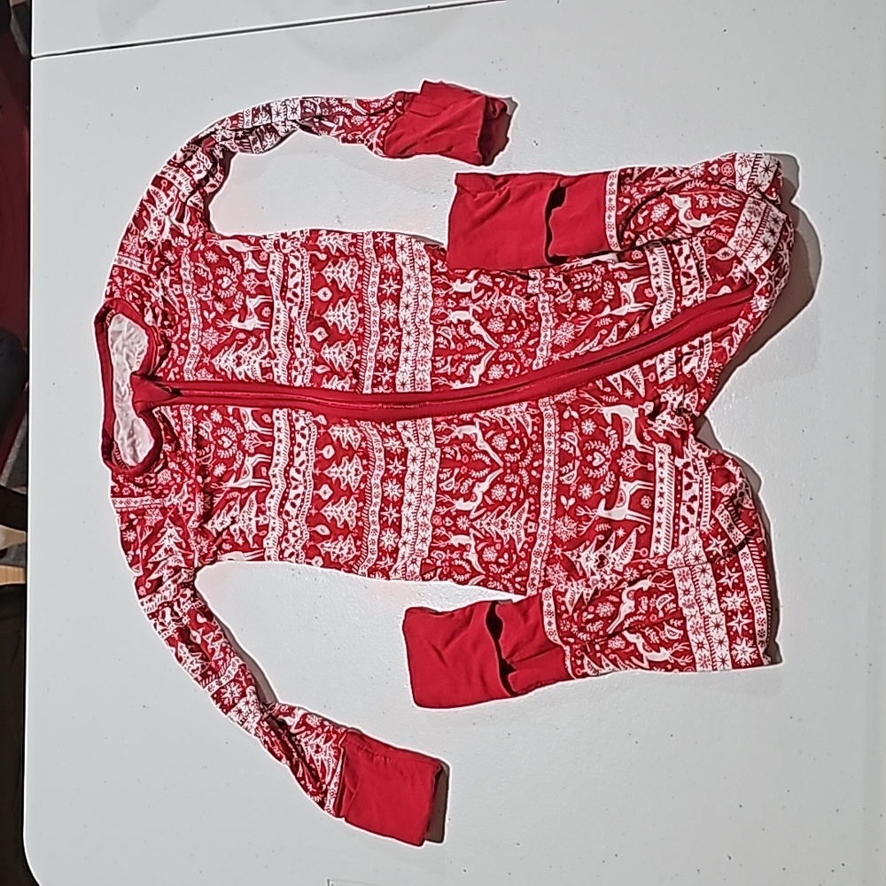 12-18 EUC LS Xmas Reindeer and Trees Zippy